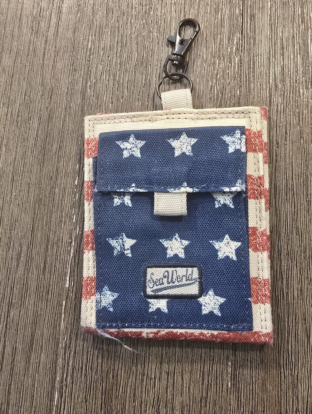 United States Flag Wallet From Sea World